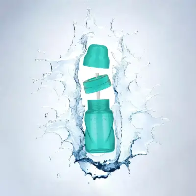 Mamajoo Akıtmaz Pipetli Bardak 270 ml Yeşil  - 7