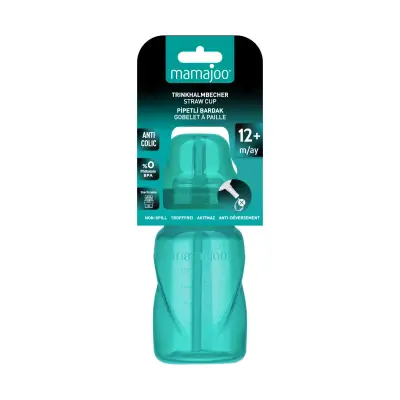 Mamajoo Akıtmaz Pipetli Bardak 270 ml Yeşil  - 8