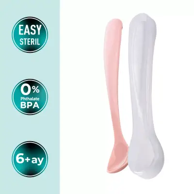 Mamajoo Beslenme Kaşığı ve Saklama Kutusu Powder Pink - 2