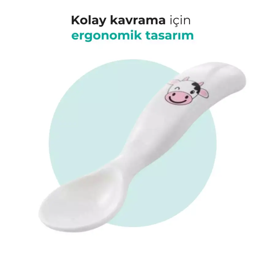 Mamajoo Çatal Kaşık Seti İnek - 3
