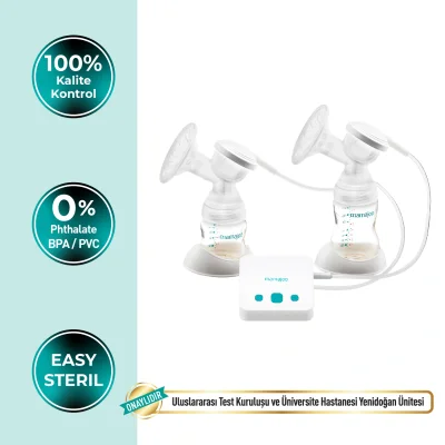 Mamajoo Elektronik USB Çiftli Göğüs Pompası (1)