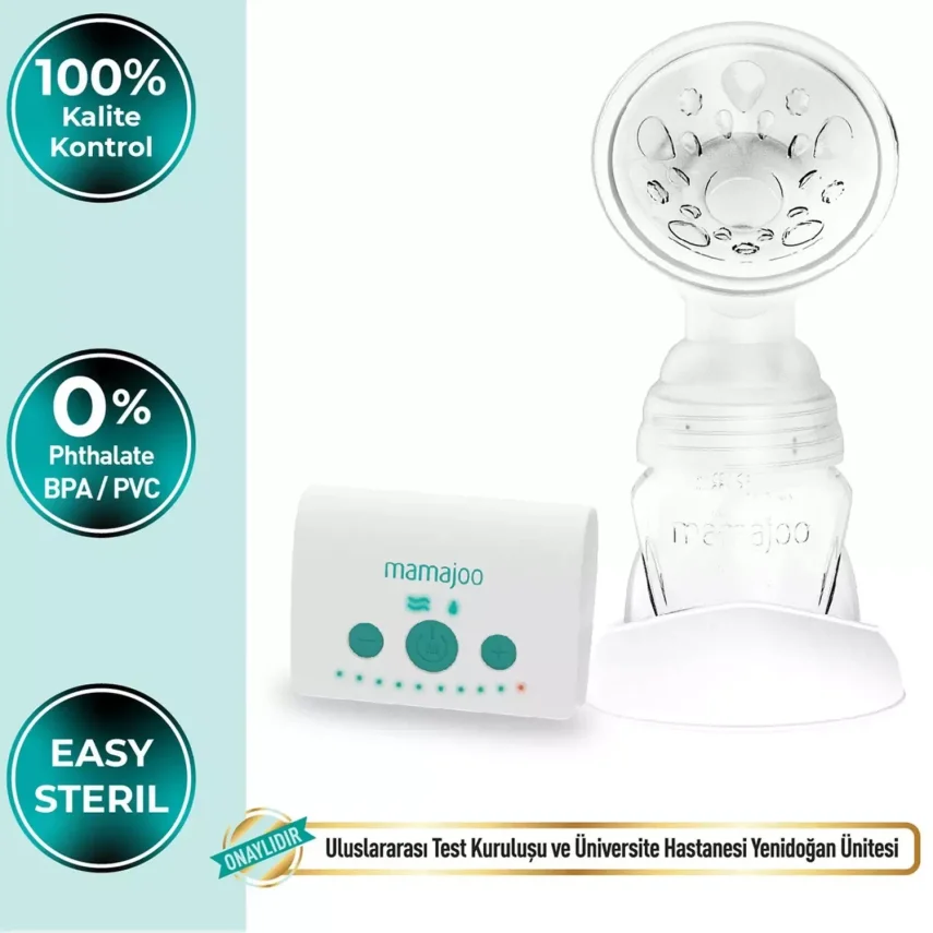 Mamajoo Elektronik USB Tekli Göğüs Pompası & Anne Sütü Saklama Kabı 160 ml - 2