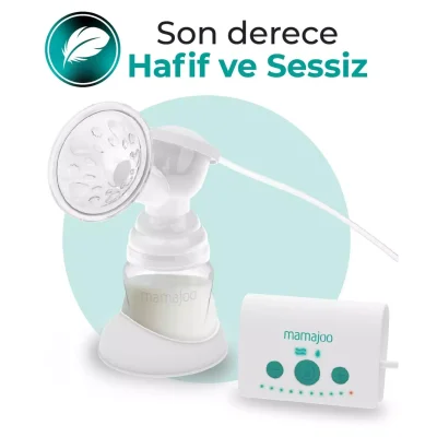 Mamajoo Elektronik USB Tekli Göğüs Pompası & Anne Sütü Saklama Kabı 160 ml - 3