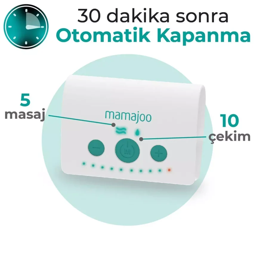 Mamajoo Elektronik USB Tekli Göğüs Pompası & Anne Sütü Saklama Kabı 160 ml - 4