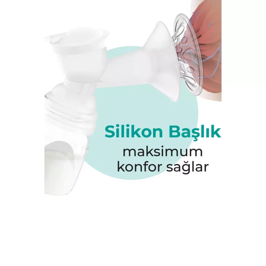 Mamajoo Elektronik USB Tekli Göğüs Pompası & Anne Sütü Saklama Kabı 160 ml - 5
