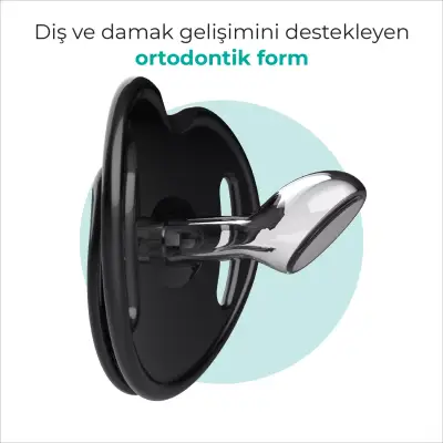 Mamajoo İkili Emzik & Sterilizasyon Saklama Kutusu 12+ Ay Antrasit Leopar - 3