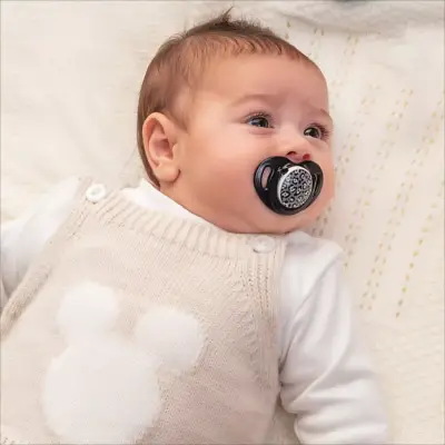 Mamajoo İkili Emzik & Sterilizasyon Saklama Kutusu 6+ Ay Antrasit Leopar - 7