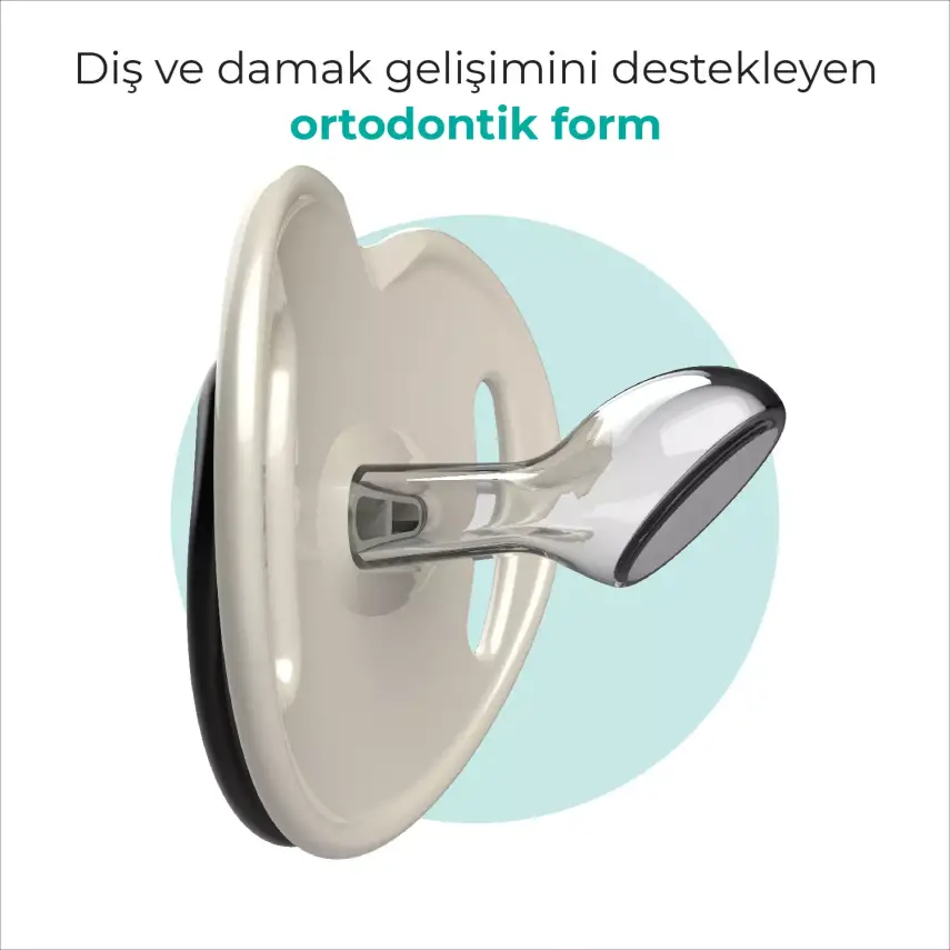 Mamajoo İkili Emzik & Sterilizasyon Saklama Kutusu Gece Gündüz 6+ Ay Pearl Black - 3