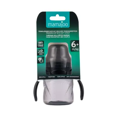 Mamajoo Kulplu Eğitici Bardak 160 ml Black - 8