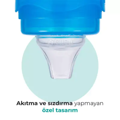Mamajoo Kulplu Eğitici Bardak 160 ml Mavi - 5