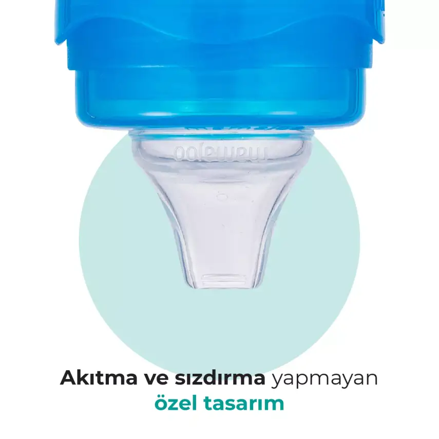 Mamajoo Kulplu Eğitici Bardak 160 ml Mavi - 5