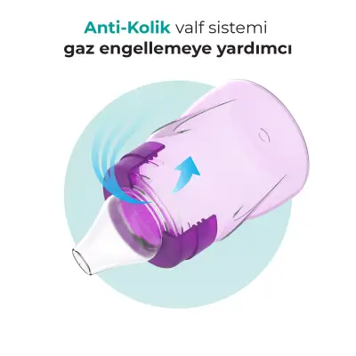 Mamajoo Kulplu Eğitici Bardak 160 ml Mor - 3