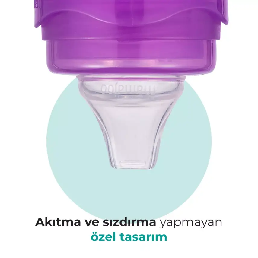 Mamajoo Kulplu Eğitici Bardak 160 ml Mor - 5