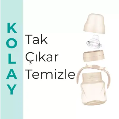 Mamajoo Kulplu Eğitici Bardak 160 ml Pearl - 6