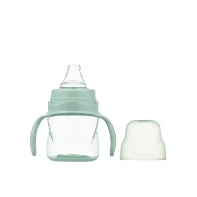 Mamajoo Kulplu Eğitici Bardak 160 ml Powder Green - 2