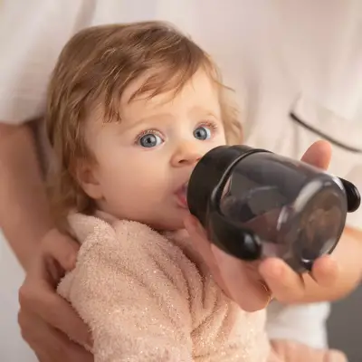 Mamajoo Kulplu Eğitici Bardak 270 ml Black - 7