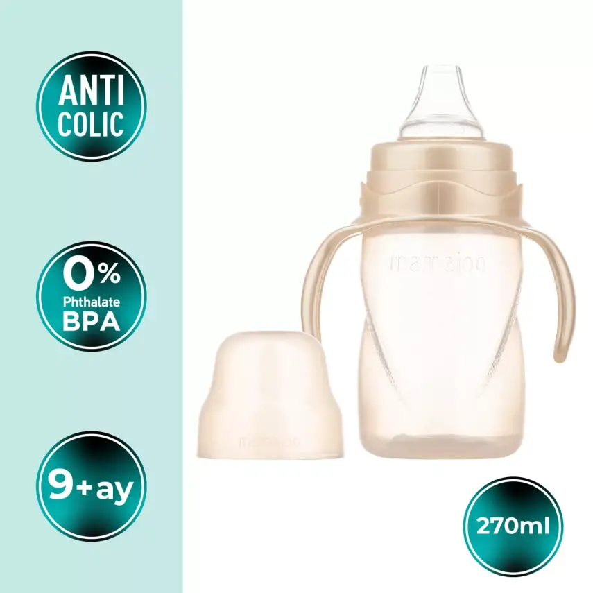 Mamajoo Kulplu Eğitici Bardak 270 ml Pearl - 2