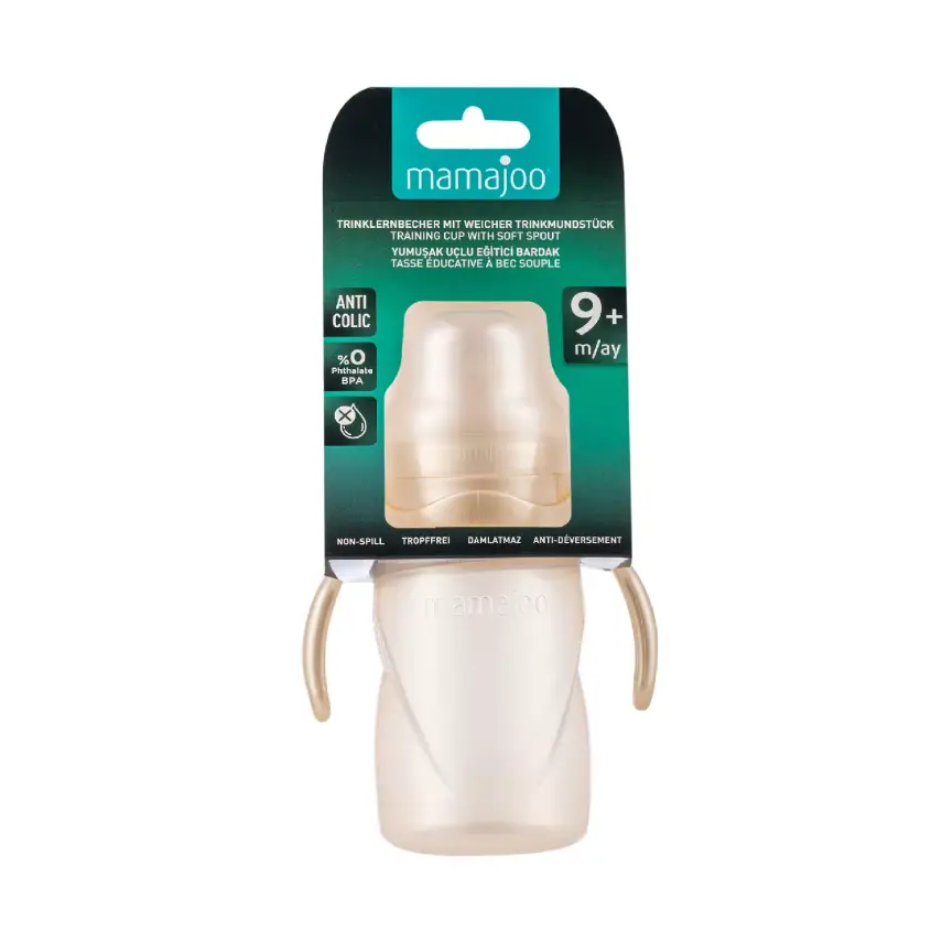 Mamajoo Kulplu Eğitici Bardak 270 ml Pearl - 8
