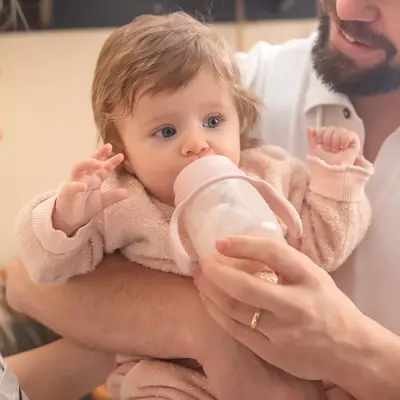 Mamajoo Kulplu Eğitici Bardak 270 ml Powder Pink - 7