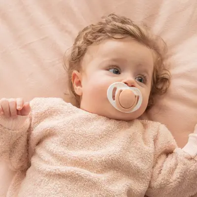 Mamajoo Ortodontik Silikon Emzik Sterilizasyon & Saklama Kutusu 12Ay+ Powder Blush 2li - 7