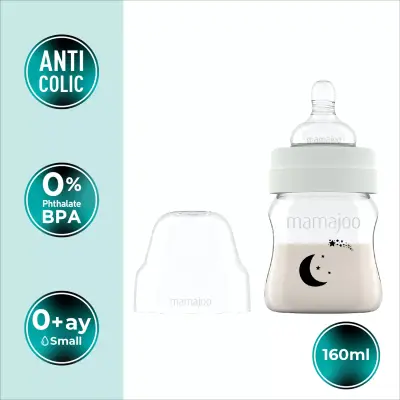 Mamajoo PP Biberon 160 ml & Gece ve Gündüz Biberon Emziği - 2