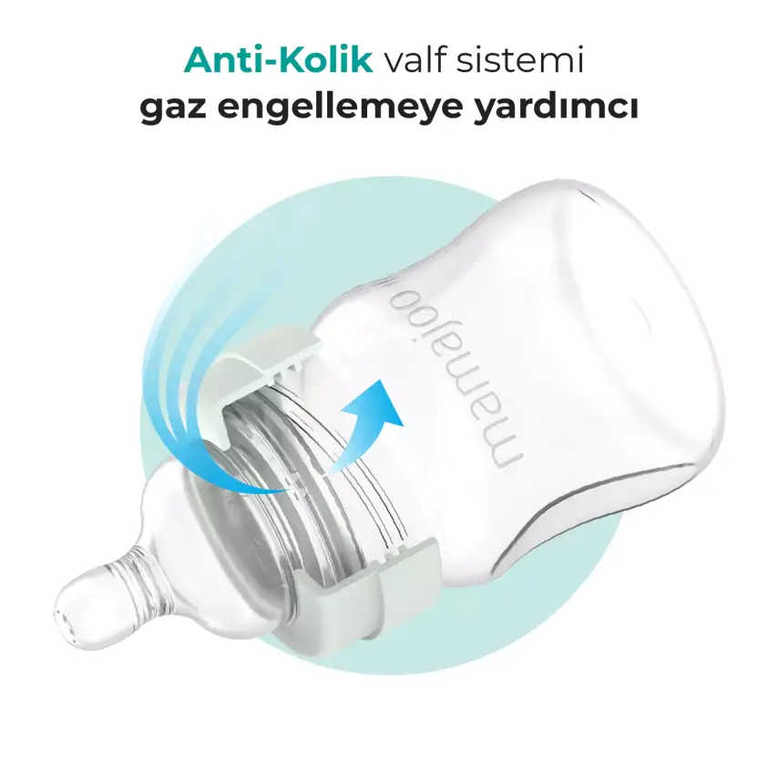 Mamajoo PP Biberon 160 ml & Gece ve Gündüz Biberon Emziği - 3