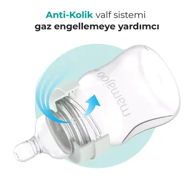 Mamajoo PP Biberon 270 ml & Gece ve Gündüz Biberon Emziği - 3
