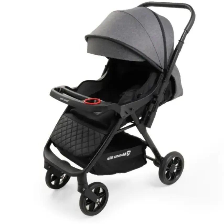 Mamma Mia Double Way Çift Yönlü Bebek Arabası Antrasit - 2