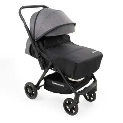 Mamma Mia Double Way Çift Yönlü Bebek Arabası Antrasit - 7