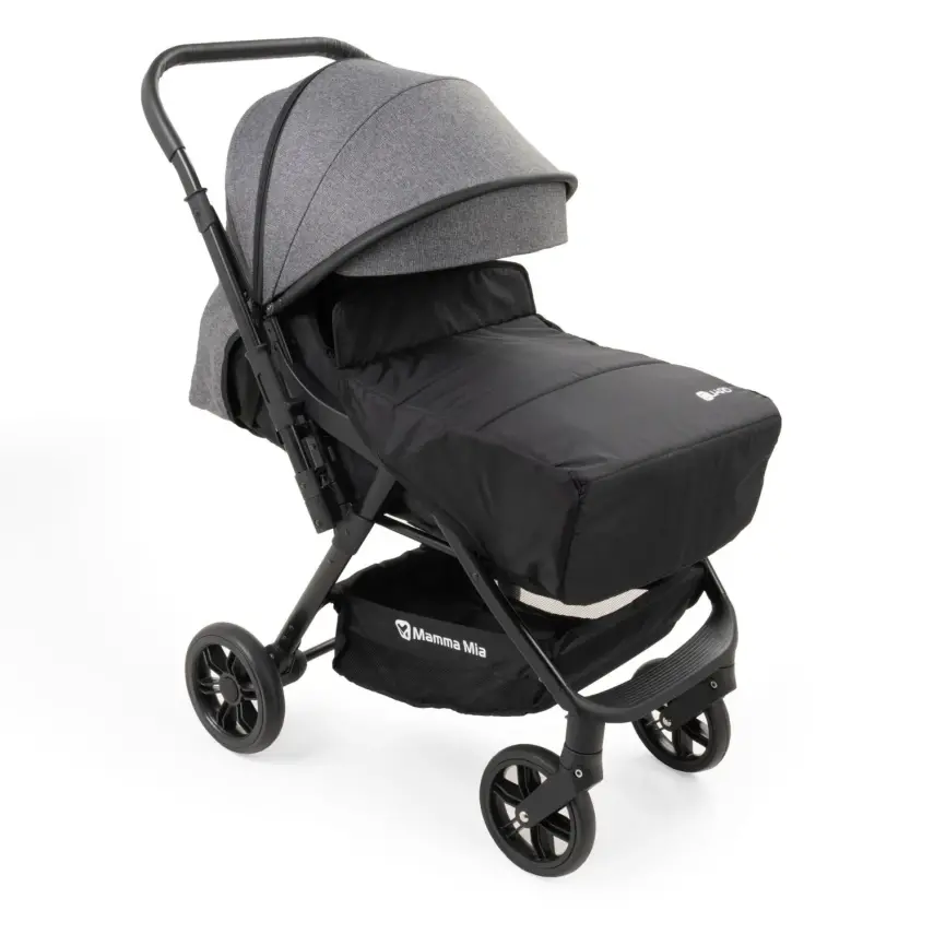 Mamma Mia Double Way Çift Yönlü Bebek Arabası Antrasit - 7