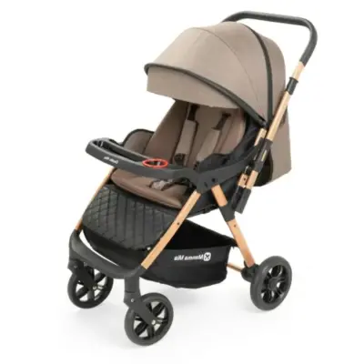 Mamma Mia Double Way Çift Yönlü Bebek Arabası Gold (1)