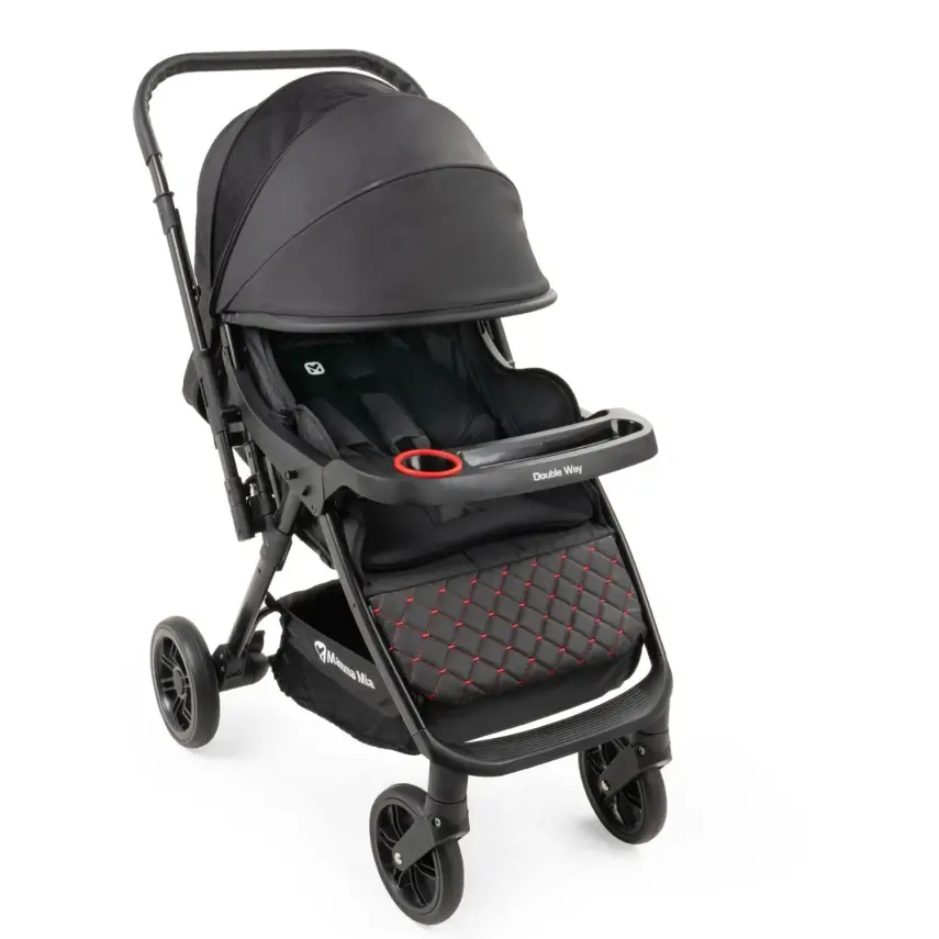 Mamma Mia Double Way Çift Yönlü Bebek Arabası Siyah - 1