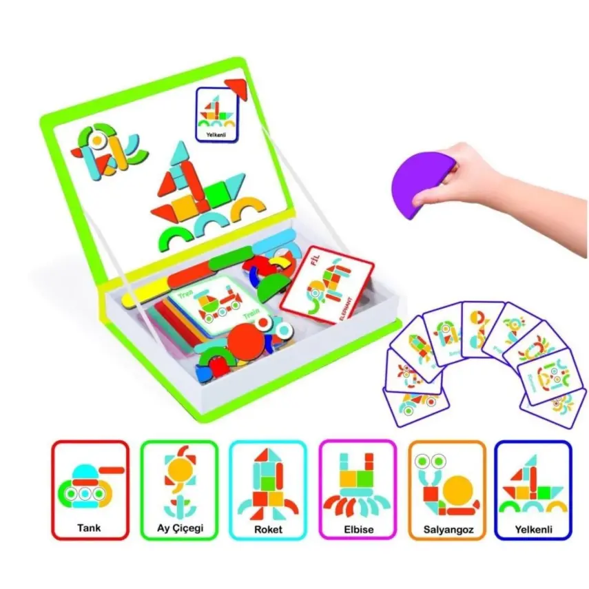 Manyetik IQ Eğlenceli Parçalar - 1