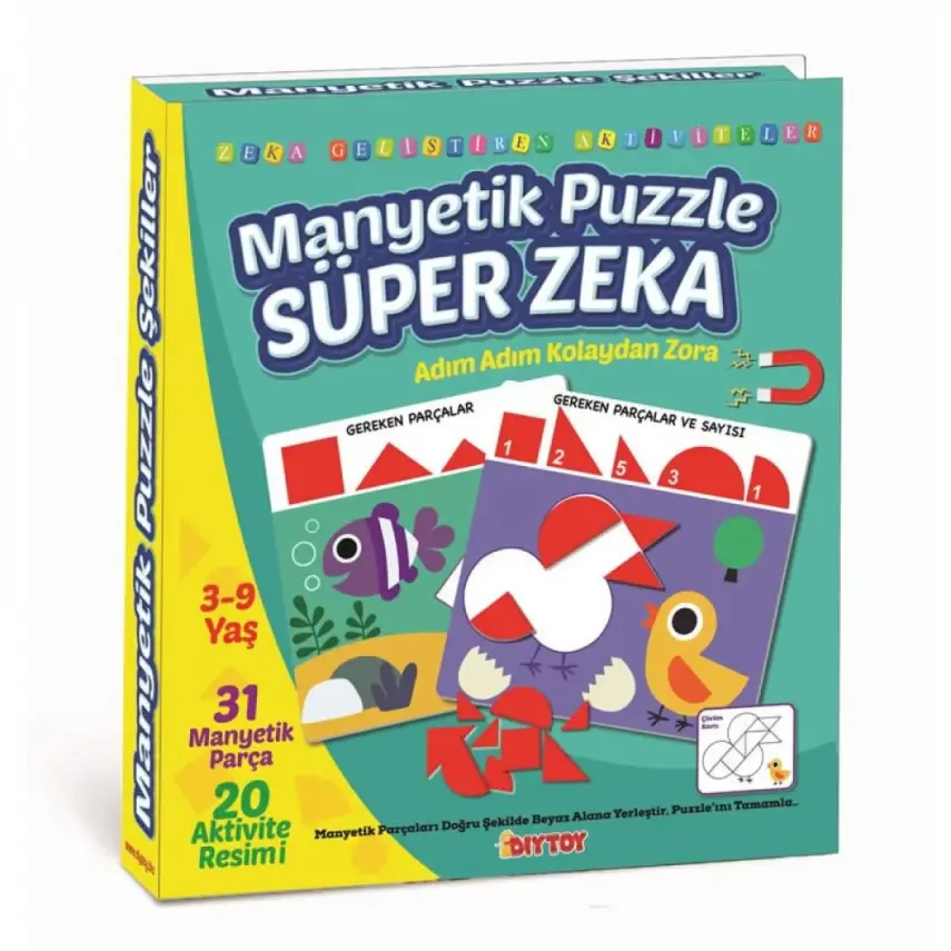 Manyetik Puzzle Süper Zeka - 1