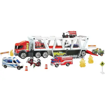 Matchbox Taşıyıcı İtfaiye Aracı Oyun Seti - 4