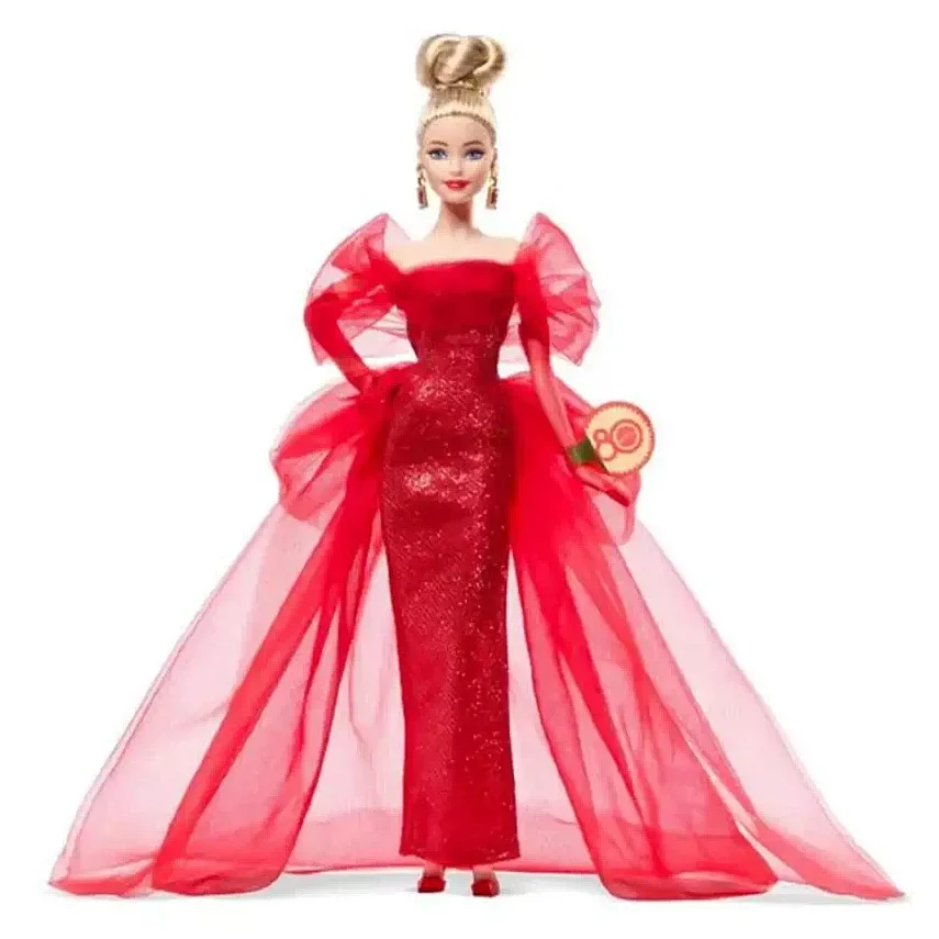 Mattel 80. Yıl Dönümü Koleksiyon Bebek - Sarışın - 1