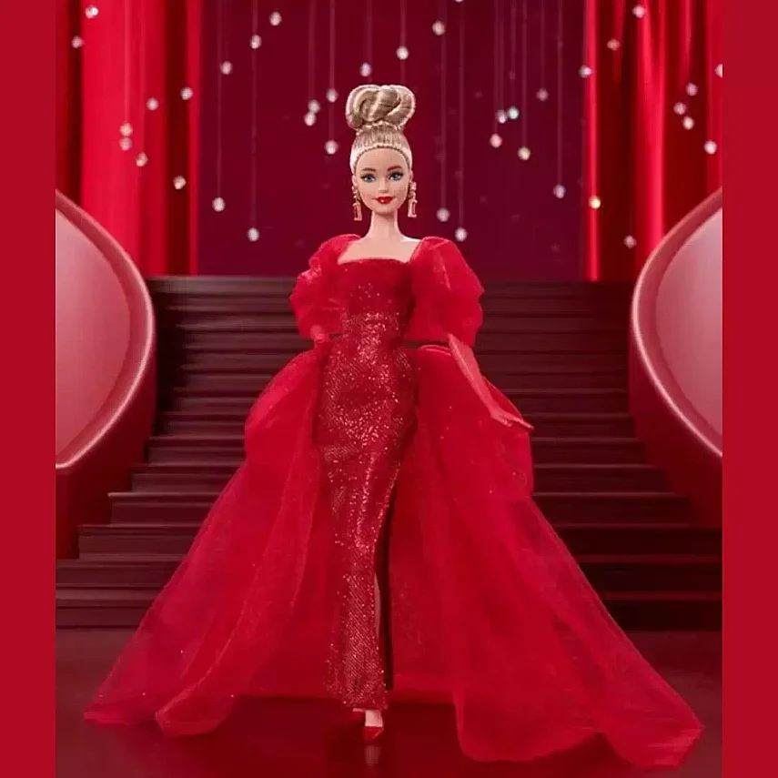 Mattel 80. Yıl Dönümü Koleksiyon Bebek - Sarışın - 3