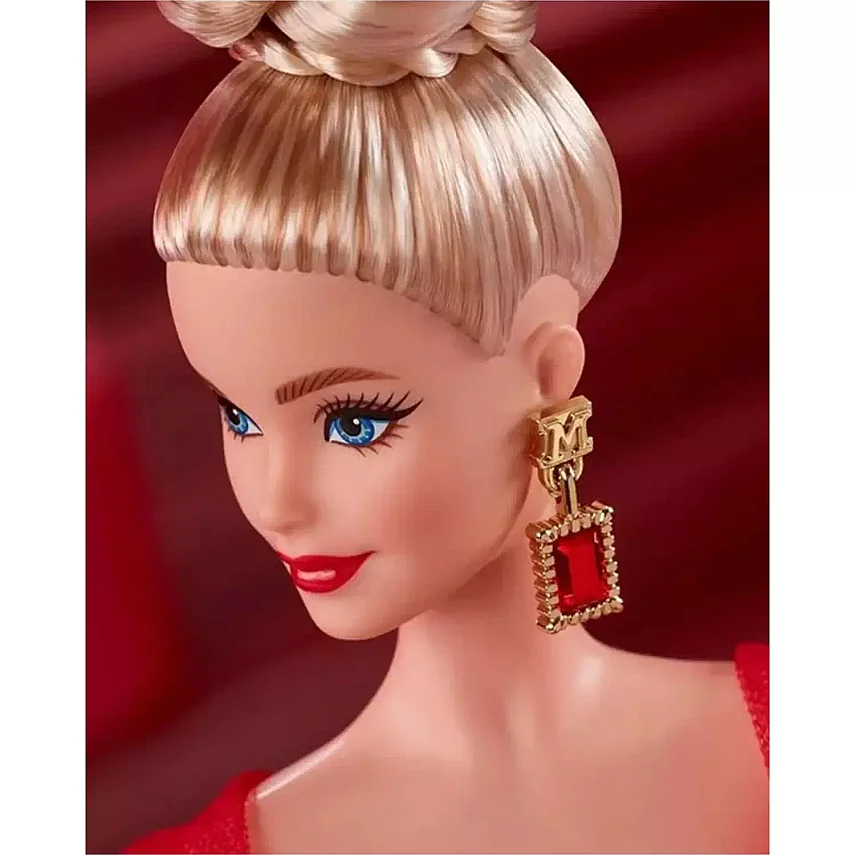 Mattel 80. Yıl Dönümü Koleksiyon Bebek - Sarışın - 5