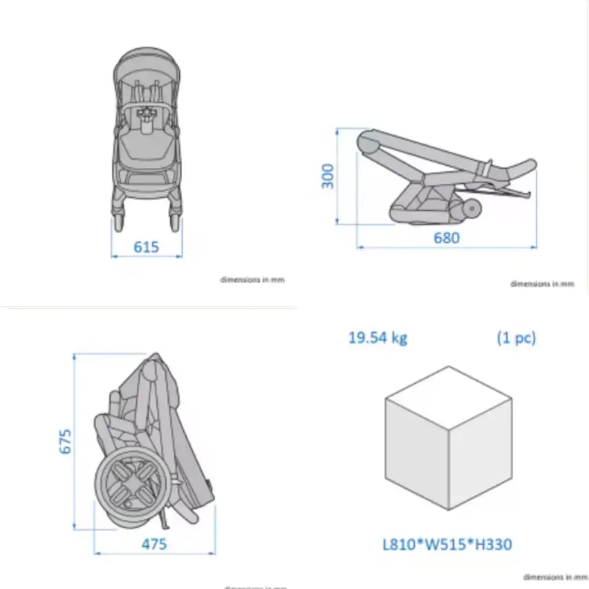 Maxi-Cosi  Fame Çift Yönlü Kolay Katlanabilen Bebek Arabası Twillic Graphite  - 11