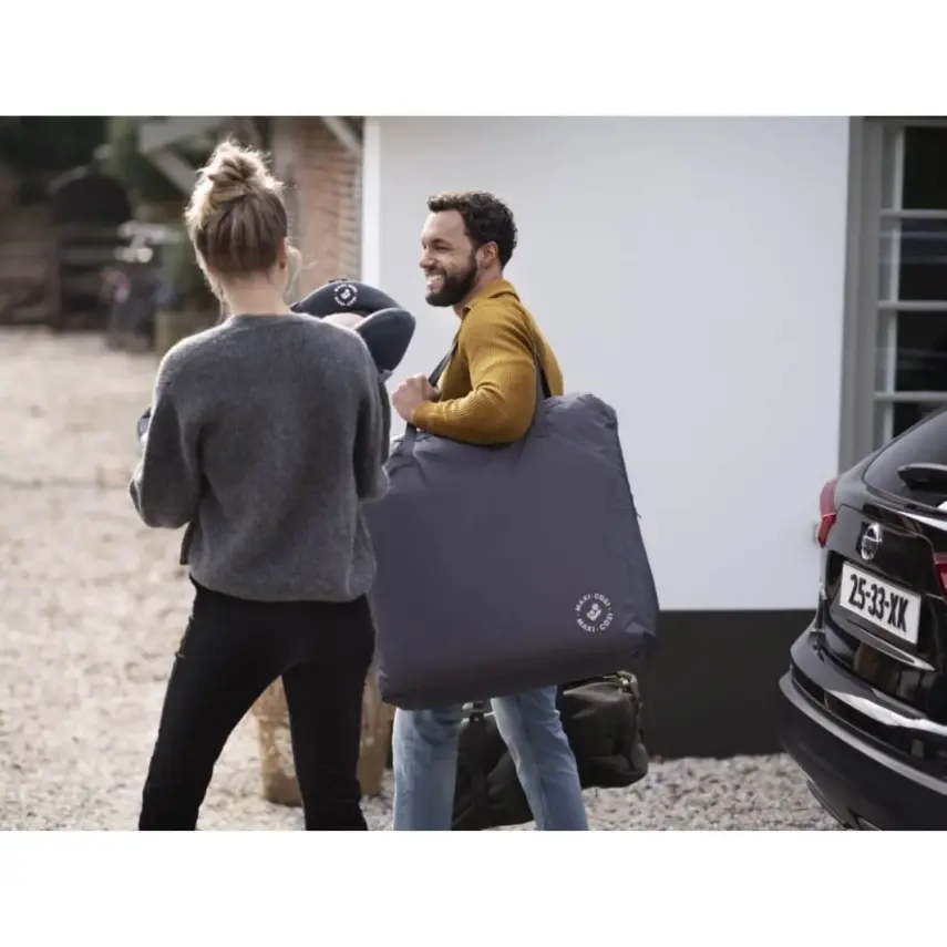 Maxi Cosi Iris 2'si 1 Arada Kolay Taşınabilir Seyahat Beşik 67X115 Cm Essential Graphite - 10