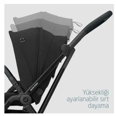 Maxi-Cosi Leona2 Bebek Arabası Essential Black - 8