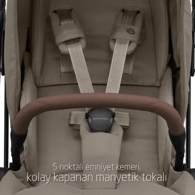 Maxi-Cosi Leona2 Çift Yönlü Uzatılabilir Sırt Desteği Tam Yatabilir Bebek Arabası Twillic Truffle - 17