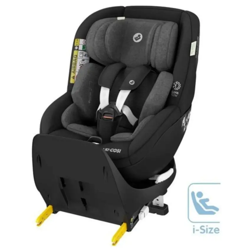 Maxi-Cosi Mica Pro Eco I-Size ADAC'lı Isofix'li 360 Dönebilir Yatabilir 0-18 kg Bebek Oto Koltuğu Authentic Black - 3