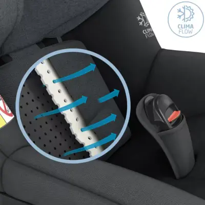 Maxi-Cosi Mica Pro Eco I-Size ADAC'lı Isofix'li 360 Dönebilir Yatabilir 0-18 kg Bebek Oto Koltuğu Authentic Graphite - 4