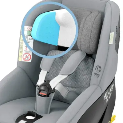 Maxi-Cosi Mica Pro Eco I-Size ADAC'lı Isofix'li 360 Dönebilir Yatabilir 0-18 kg Bebek Oto Koltuğu Authentic Grey - 3
