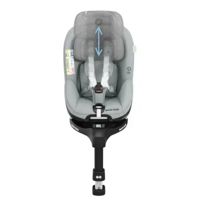 Maxi-Cosi Mica Pro Eco I-Size ADAC'lı Isofix'li 360 Dönebilir Yatabilir 0-18 kg Bebek Oto Koltuğu Authentic Grey - 6