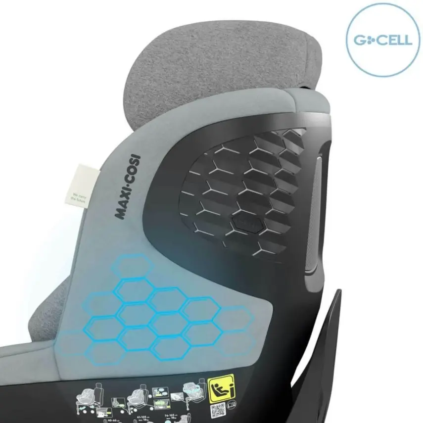 Maxi-Cosi Mica Pro Eco I-Size ADAC'lı Isofix'li 360 Dönebilir Yatabilir 0-18 kg Bebek Oto Koltuğu Authentic Grey - 9