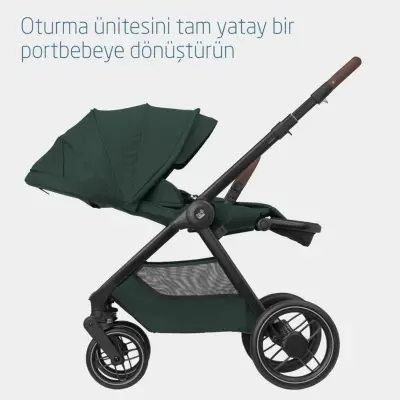Maxi-Cosi Oxford Çift Yönlü Travel Sistem-Seyahat Sistem Bebek Arabası Twillic Green  - 6