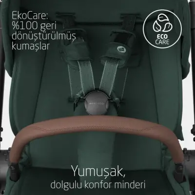 Maxi-Cosi Oxford Çift Yönlü Travel Sistem-Seyahat Sistem Bebek Arabası Twillic Green  - 16
