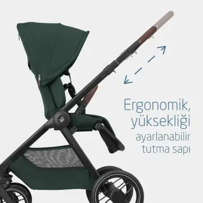 Maxi-Cosi Oxford Çift Yönlü Travel Sistem-Seyahat Sistem Bebek Arabası Twillic Green  - 14